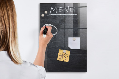 Tablica magnetyczna do rysowania Tablica z menu