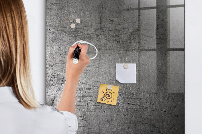 Magnetyczna tablica do rysowania Porysowany metal