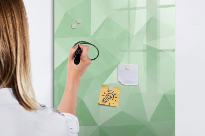 Tablica magnetyczna suchościeralna Trójkąty abstrakcja