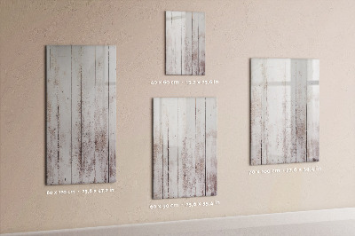 Tablica suchościeralna magnetyczna Drewniane deski