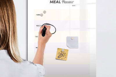 Tablica magnetyczna do rysowania Planer posiłków