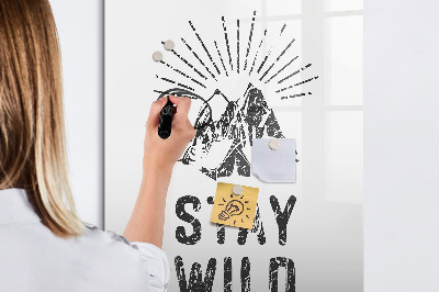 Tablica magnetyczna suchościeralna Góry Stay Wild
