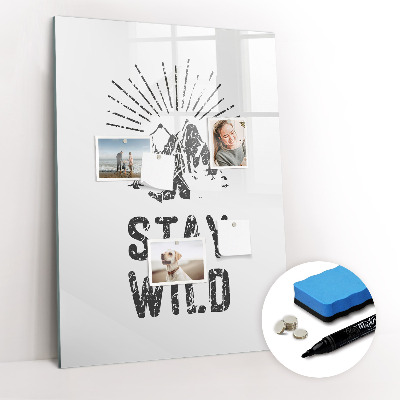 Tablica magnetyczna suchościeralna Góry Stay Wild
