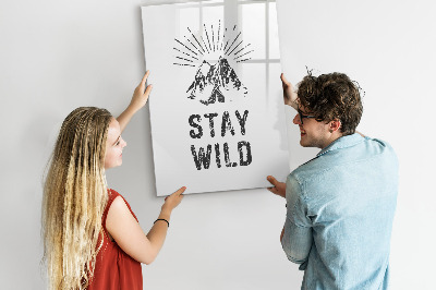 Tablica magnetyczna suchościeralna Góry Stay Wild
