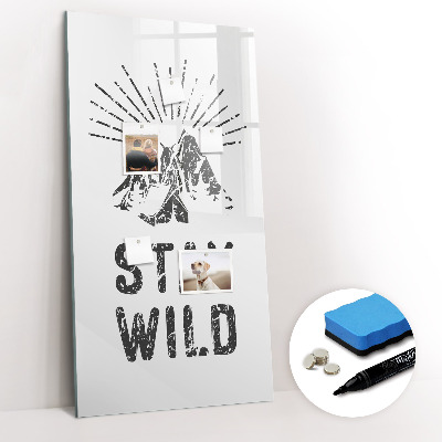 Tablica magnetyczna suchościeralna Góry Stay Wild