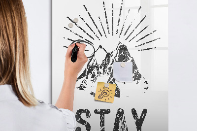 Tablica magnetyczna suchościeralna Góry Stay Wild