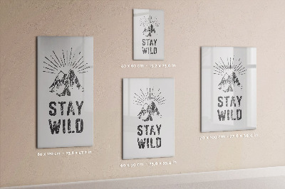 Tablica magnetyczna suchościeralna Góry Stay Wild