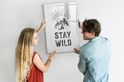 Tablica magnetyczna suchościeralna Góry Stay Wild