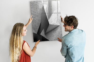 Tablica magnetyczna suchościeralna Abstrakcja geometryczna