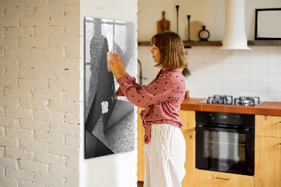 Tablica magnetyczna suchościeralna Abstrakcja geometryczna