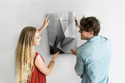 Tablica magnetyczna suchościeralna Abstrakcja geometryczna