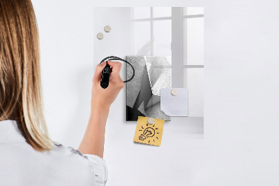 Tablica magnetyczna suchościeralna Abstrakcja geometryczna