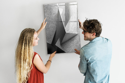 Tablica magnetyczna suchościeralna Abstrakcja geometryczna