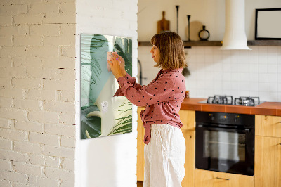 Tablica magnetyczna z pisakiem Monstera tropikalna