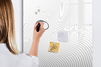 Tablica magnetyczna suchościeralna Szare linie