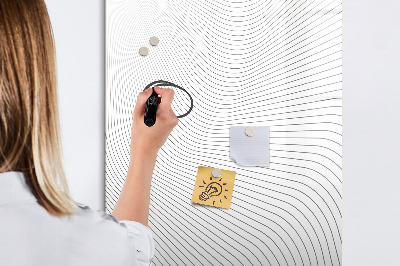 Tablica magnetyczna suchościeralna Szare linie