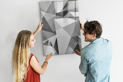 Tablica suchościeralna magnetyczna Geometryczna abstrakcja