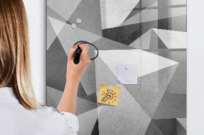 Tablica suchościeralna magnetyczna Geometryczna abstrakcja