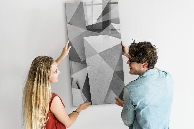 Tablica suchościeralna magnetyczna Geometryczna abstrakcja