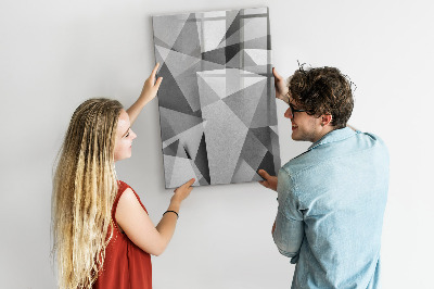 Tablica suchościeralna magnetyczna Geometryczna abstrakcja