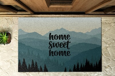 Wycieraczka pod drzwi zewnętrzne Góry Sweet Home