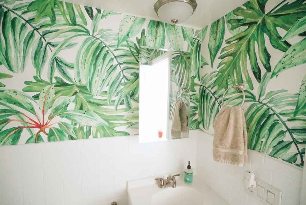 tapeta do łazienki