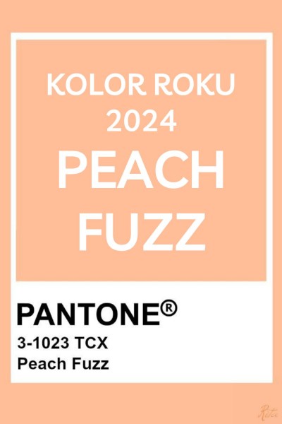 Pantone Peach Fuzz - najmodniejszy kolor roku 2024